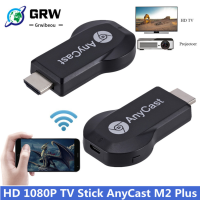 HD 1080จุดทีวีติด anycast M2บวก1080จุดไร้สาย WiFi แสดงทีวี dongle รับสำหรับออกอากาศ HDMI ทีวีติดสำหรับ Miracast DLN