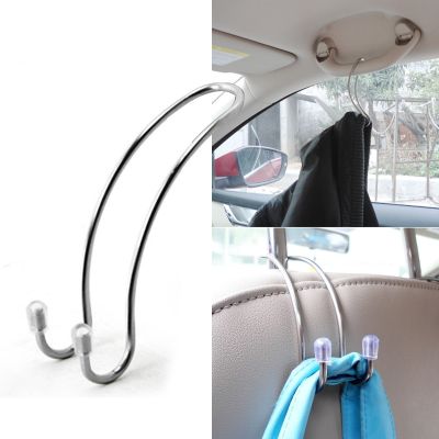 Clips Automotive Metal Car Seat Hook Auto Headrest Hanger Bag Holder for Car Bag Purse Cloth Grocery Storage Auto Fastener