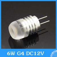 【☊HOT☊】 mian885 โคมไฟ G4 Led Dc 12V 6W สุด1ชิ้นหลอดไฟ Led คริสตัลโคมไฟระย้าดรอปไลท์คอปสปอตไลท์สีขาวนวลอบอุ่น