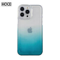 HOCE TPU Space Shell Semi Gradient เคสโทรศัพท์สำหรับ Iphone 14 13 12 11 Pro Max X XS XR XS Max 7 8 SE 7 8 14 Plus Anti-ลายนิ้วมือ Anti-Scratch กันฝุ่นน้ำหนักเบา