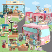 Spot parcel post Factory Direct Supply Koala Diray Girl Princess Play House Toy Gift Kitchenware Childrens Castle Villa Doll House