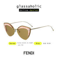 [ลดกระหน่ำ] แว่นกันแดด FENDI รุ่น FEN 0355-S ทรงCat Eye สวยเกร๋ไม่ซ้ำใคร