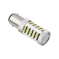 ไฟเบรกท้ายโคมไฟแบบสะท้อนสำหรับสัญญาณเลี้ยว LED,สินค้ามาใหม่12V 1157 2835 63 LED 6000K