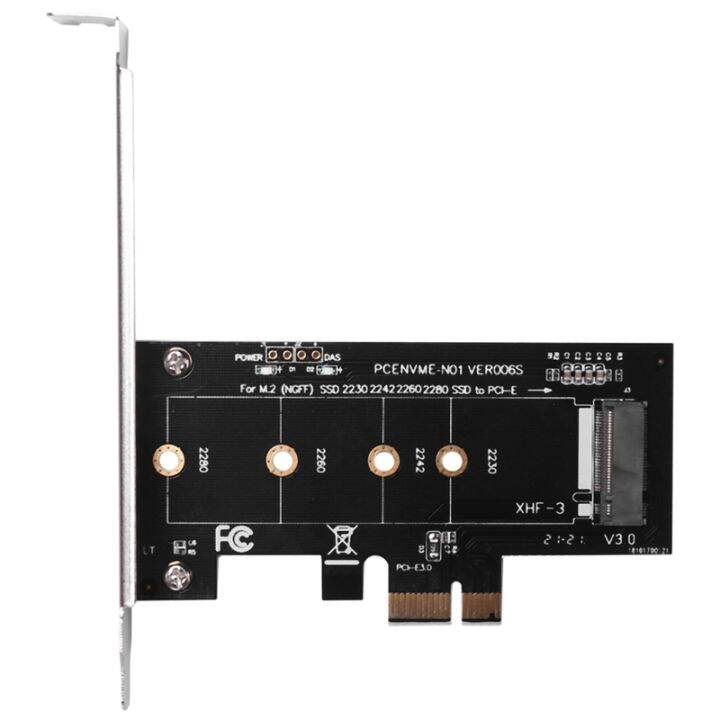 Add on Cards PCIE to M2 Adapter PCI Express 3.0 X1 to NVME SSD M2 PCIE ...