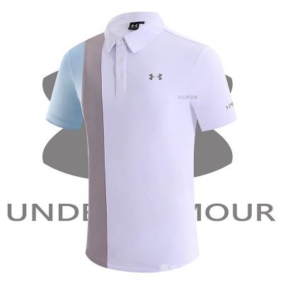 Golf Clothing Mens Short-Sleeved T-Shirt Summer Quick-Drying Breathable Lapel POLO High Elastic Top Jersey
