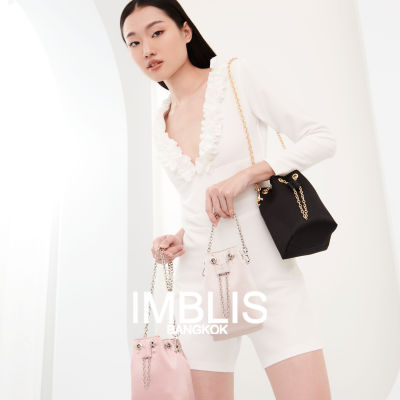 IMBLIS - IMBLIS MINI BUCKET SATIN BAG