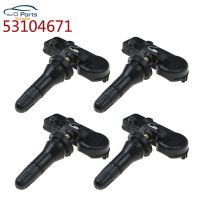 YAOPEI 4pcs 53104671 TPMS Tire Pressure Monitor Sensor 433MHZ For Fiat 500 500c 500L Linea Qubo Alfa Romeo MiTo FORD KA