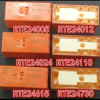 5ชิ้นล็อตรีเลย์ใหม่ RTE24110 RTE24005 RTE24012 RTE24024 RTE24615 5V 12V 24V 48V 110V 8A 8PIN