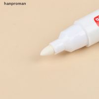 【small stationery】  ประถมศึกษา☜Hanproman 3/5ชิ้นปากกาทำเครื่องหมายถาวรโลหะ6Mm เพนท์สีขาวปากกาสำหรับ Bahan Kain Kulit ศิลปะอย่างดี
