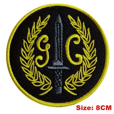 【YF】▨  Spanish Guard Badges HOOK Embroidery Patches Fast Armbands for Caps Backpacks