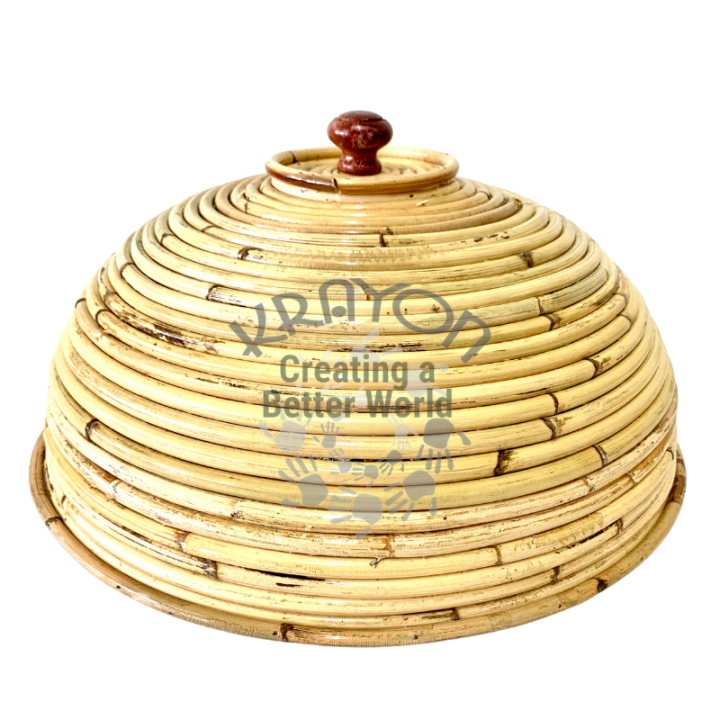 Tudung Saji Rotan Sebatang Traditional Rattan Woven Food Cover Eco