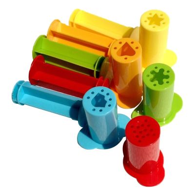 แม่พิมพ์พลาสติกคลาสสิคสำหรับเด็กตัด5ชิ้น/ชุดเครื่องมือแบบจำลองดินเหนียวเด็กของเล่นการศึกษาชุดแม่พิมพ์ดินน้ำมันพลาสติกแบบทำมือ