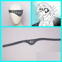 （ร้อน） Anime Demon Slayer Season 2 Kimetsu No Yaiba Uzui Tengen คอสเพลย์ Eyepatch ฮาโลวีนปาร์ตี้คริสต์มาส Eyepatch Props