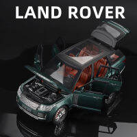 124 Lands Rover Range Rover รถรุ่นดึงกลับจำลองเสียงและแสงของเล่นโลหะรถคอลเลกชันตกแต่งวันเกิด Gift