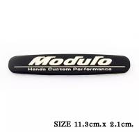 โลโก้ modo โมดู HONDA โลโก้ โลโก้ติดรถ โลโก้โลหะ 11.3 cm. x 2.1 cm.