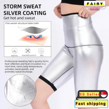Fashion Sweat Sauna Pants Body Shaper Weight Loss Slimming Shorts Women  Waist Trainer Tummy Thermo Fitness Leggings @ Best Price Online