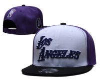 NBA Team Los Angeles Lakers Embroidery Unisex Cotton Snapbacks Hat