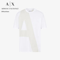 AX Armani Exchange เสื้อยืดผู้ชาย รุ่น AX3RZTLDZJH4Z81BA - สีขาว