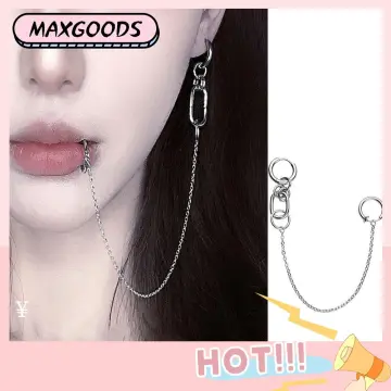 Fake lip to ear on sale chain