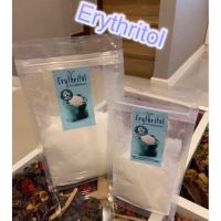 Erythritol 500 g เม็ดละเอียด ราคา 65 บาท พลังงาน 0.2 KCal/g