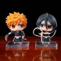 อะนิเมะ2ชิ้น/เซ็ตอะนิเมะ B Leach Kurosaki Ichigo และ Kuchiki Rukia พีวีซีรูปแบบของเล่น8เซนติเมตรใหม่รูปสะสมเครื่องประดับโต๊ะ