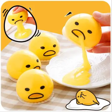 Puking Ball Puking Ball Ball with Yellow Goop Relieve Stress Toy Funny  Squeeze Tricky AntiStress Disgusting Egg Toy