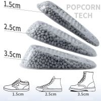 ✔ Popcorn Half Shoe Insoles Height Increase Insoles For Men Women Soft Breathable Orthopedic Arch Support Shoe Pads 1.5-3.5cm