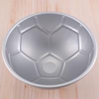 【lz】♚▼▧  3D Meia Bola Redonda Em Forma De Molde De Bolo Molde De Liga De Alumínio Panela De Cozimento De Aniversário 8 Polegada 1 Pc