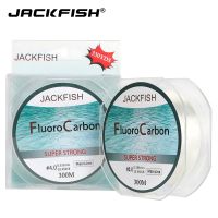 JACKFISH Fluorocarbon Fishing Line 300M 330yds Carbon Fiber Leader Line fly fishing line for carp fishing pesca Fishing Tackle Fishing Lines