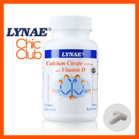 LYNAE CALCIUM CITRATE 1122 MG WITH VITAMIN D (60 TABLETS) EXP 09/2024 แคลเซียมซิเตรท 1122 มก. ผสม วิตามินดี