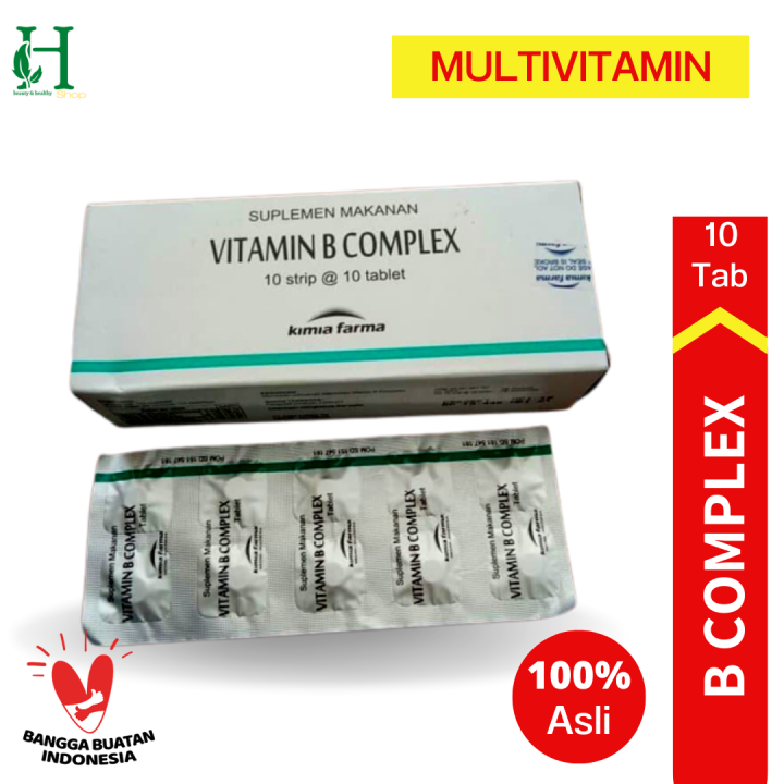 KIMIA FARMA - Vitamin B Complex 10 Tablet | Lazada Indonesia