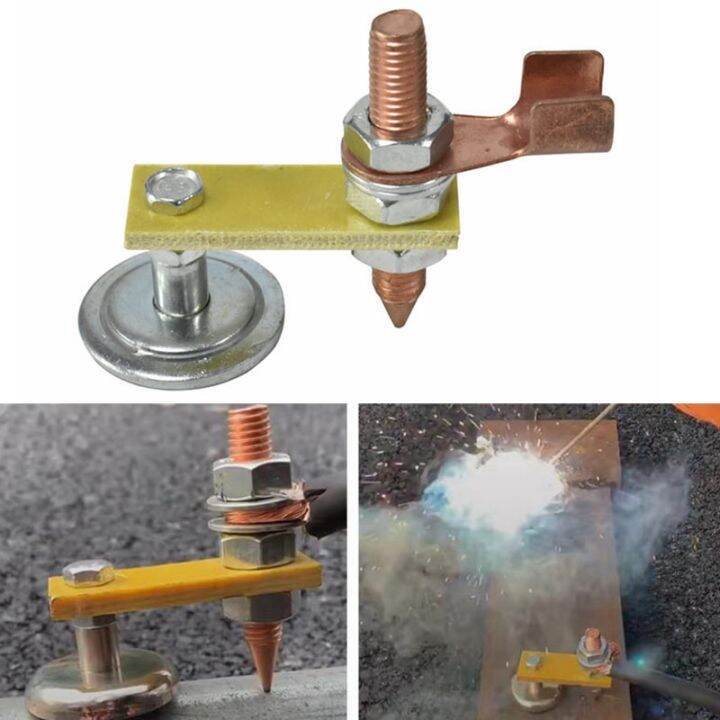 Welding Head Ground Clamp Metal Plate Welding Support