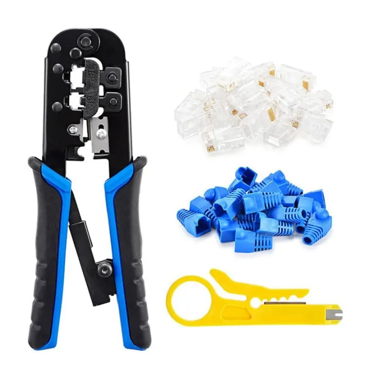 Network Tool Kit Wire Crimping Pliers Crystal Head RJ45 Crimp Tool
