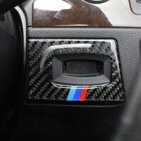 Carbon Fiber Car Ignition Switch Key Hole Cover Interior Trim Sticker For BMW E90 E92 E93 3 Series 2005-13 Car Accessories Part