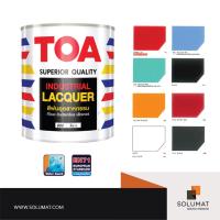 HOT** TOA สีพ่นอุตสาหกรรม ทีโอเอ ขนาด 1 แกลลอน (3.5ลิตร) ส่งด่วน อุปกรณ์ ทาสี บ้าน แปรง ทาสี ลายไม้ อุปกรณ์ ทาสี ห้อง เครื่องมือ ทาสี