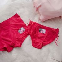 High quality new style couple underwear pure cotton cute bunny gift one man and one woman couple suit