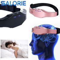 ZZOOI USB Rechargeable Migraine Relief Insomnia Therapy Head Massager Electric Sleep Monitor Release Stress Therapy Massage Device