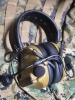 Comtac C5 C6ใช้กลางแจ้งยุทธวิธี Headset Taktis ลดเสียงรบกวนขั้ว