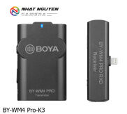Micro không dây Boya WM4 PRO K3 cổng Lightning Mic BY WM4 PRO K3