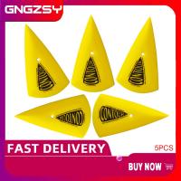 CNGZSY 5pcs Contour Corner Scraper Sharp Triangle Car Sticker Vinyl Applicator Yellow Go Corner Squeegee Window Tint Tools 5A13