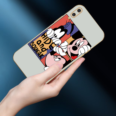 CLE New Casing Case For Vivo Y91 Y93 Y95 IQOO Z3 V5 Full Cover Camera Protector Shockproof Cases Back Cover Cartoon