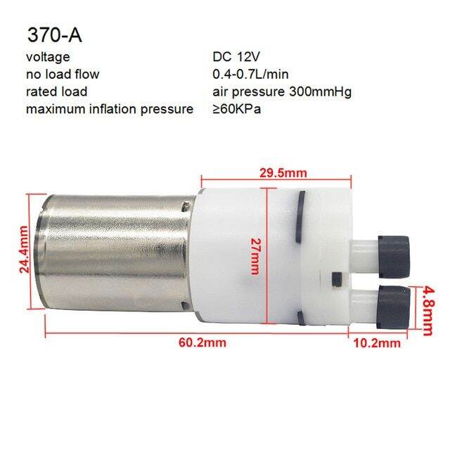 sr370-12a-ปั๊มน้ำ-dc-12v-แรงดันต่ำ-self-priming-0-4-0-7l-ปั๊มขนาดเล็กหมุนเวียน5-45oc-ระบบการปั่นจักรยาน60kpa-การใช้งานหลาย