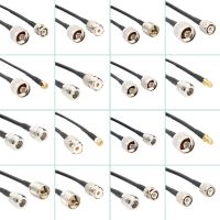 【LZ】□☃﹉  Conector macho e fêmea tipo de cabo N para BNC UHF PL259 SO239 TNC Crimp para RG58 50Ohm entrega rápida latão RF