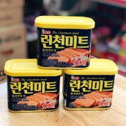 Combo 3 Hộp Thịt Hộp Lotte The Luncheon Meat Hàn Quốc 340gram