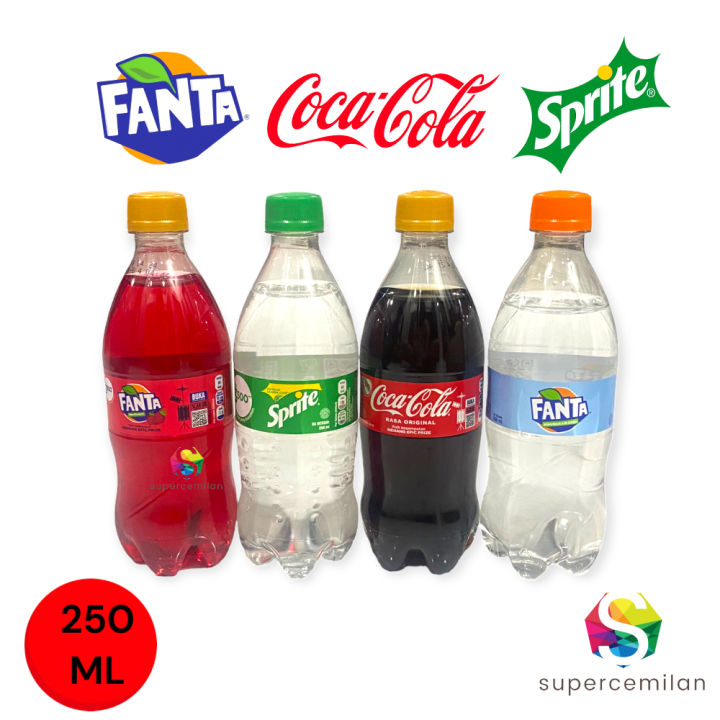 Coca Cola Fanta Sprite Minuman Air Soda Botol 250 Ml Lazada Indonesia