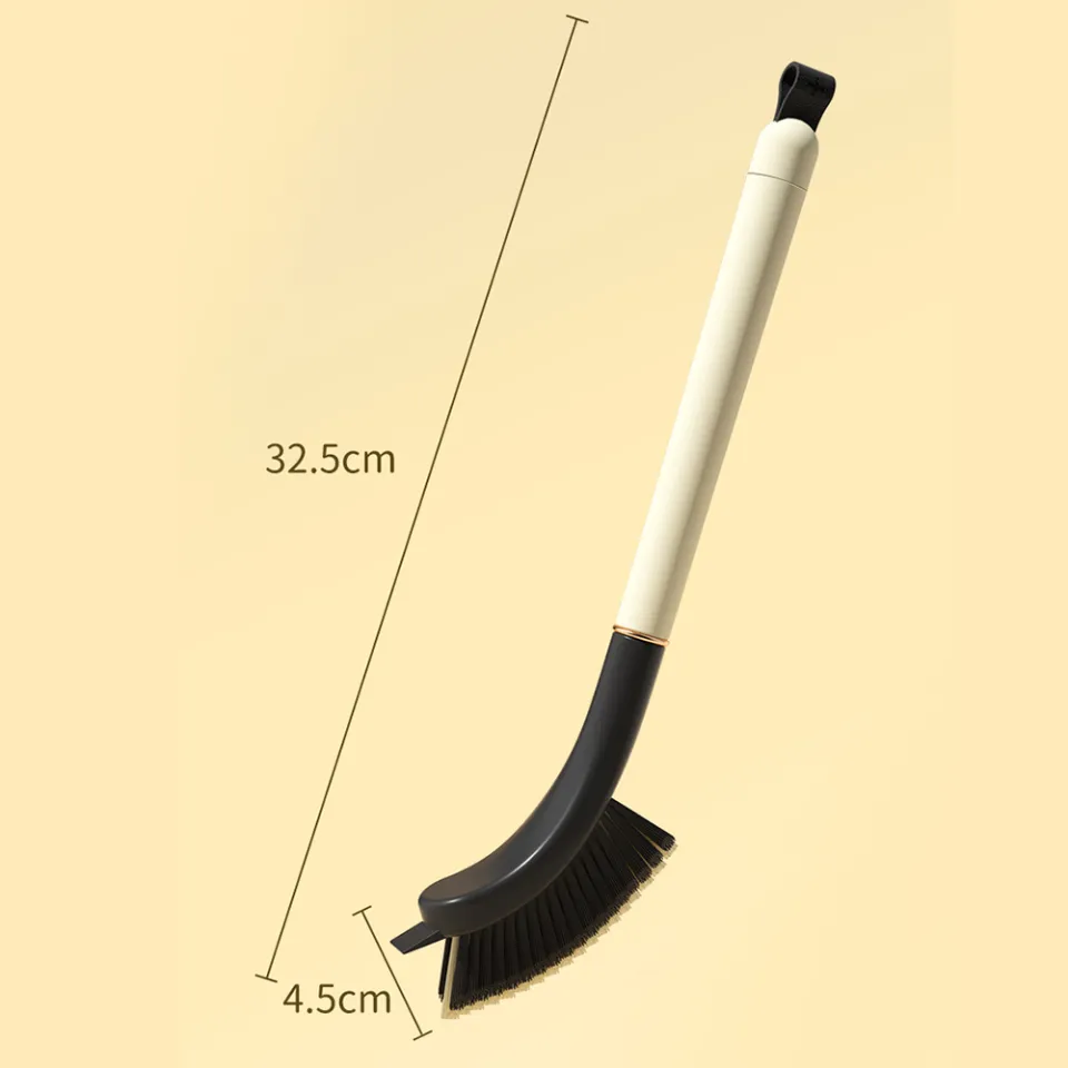 1pc Handle Cleaning Brush, Bathroom Corner Brushes, Household Scrubbing  Dead Corner Cleaning Brush, Suit For Toilet Bathroom