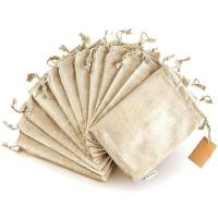 Jute bag Cotton Linen Drawstring Gift Bag Burlap Packing pouches Storage Bags for Wedding Christmas Jewelry Packaging