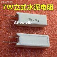 10Pcs 7W 27R 30RJ 33R 36ΩJ 39R 40R 43R 47R 50R 51RJ 56R 62R 68R 75R 82RJ OHM Vertical Ceramic Cement Resistors ±5 RX27-5 SQM