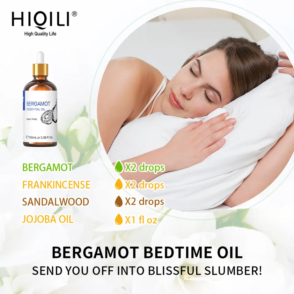 HiQiLi Bergamot Essential Oil Natural Plant Treatment Level Aromatherapy  Calming and Uplifting Soap Making Diffuser 10ML Bergamot