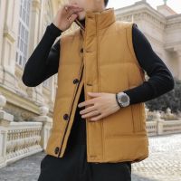 【CW】 Jackets for Men Cotton Padded Collar Color Cold Proof Coats Waistcoat Streetwear chaquetas